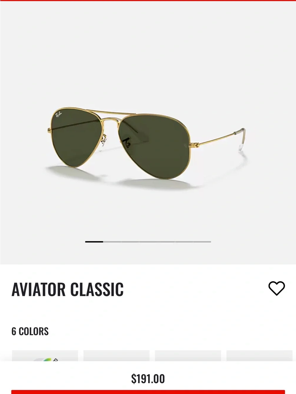 Ray Ban Aviator Classic